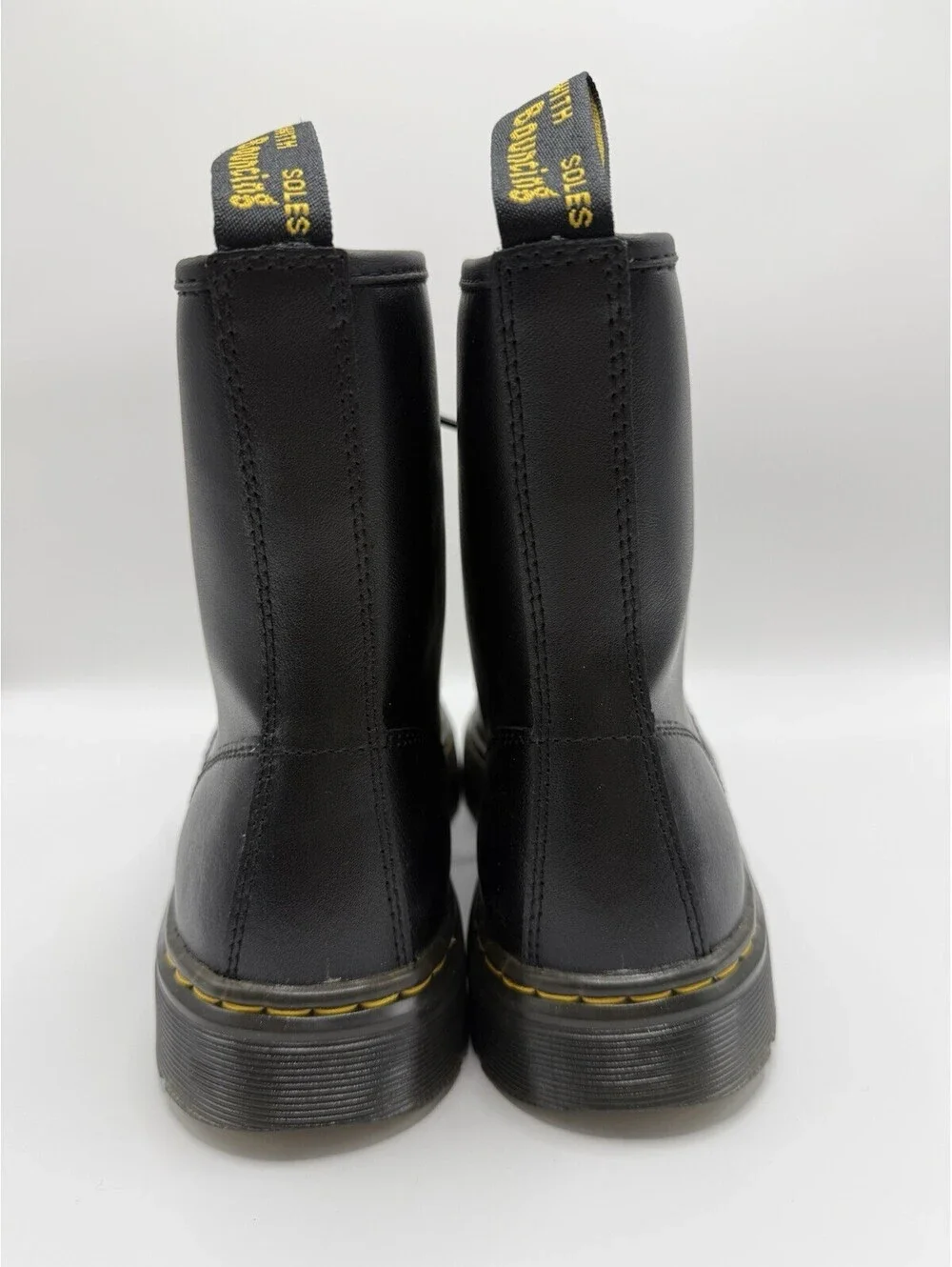 Dr. Martens Women's Zavala Black Leather Lace Up Combat Boots Size 10